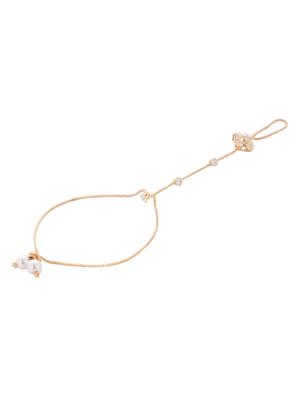 gold metal cuffs bracelet - 15610830 - Standard Image - 2