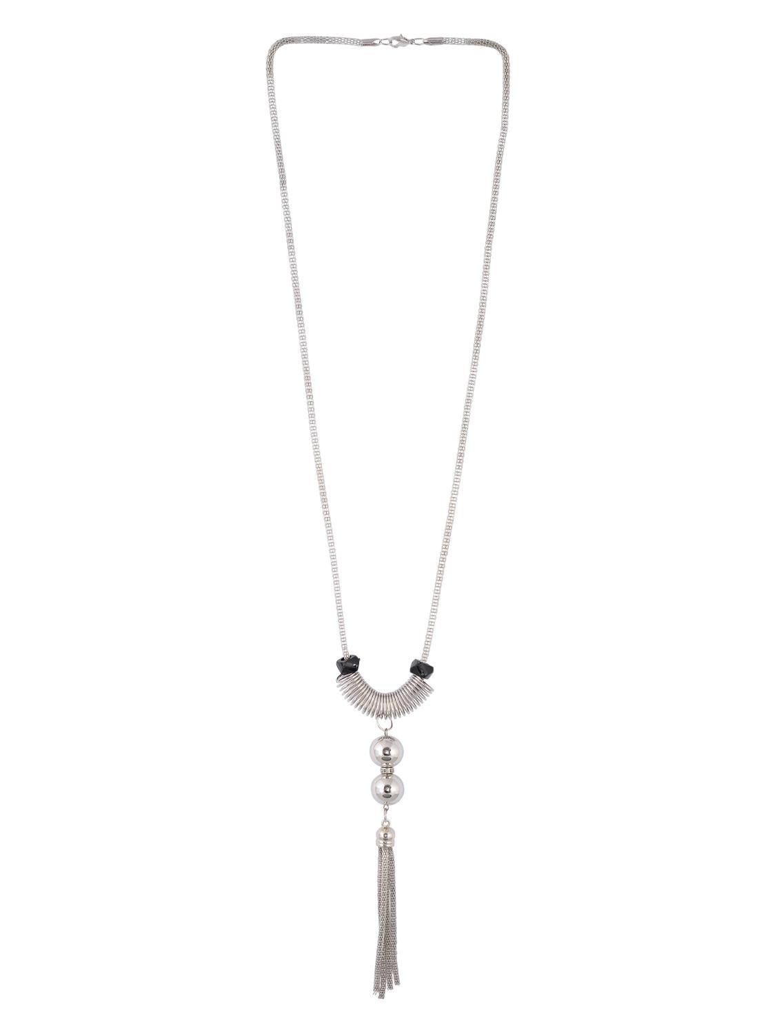 multi metal long necklace - 15611140 - Zoom Image - 2
