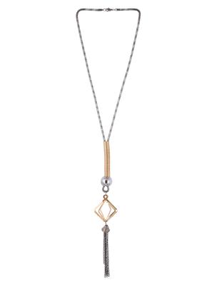 multi metal long necklace - 15611143 - Standard Image - 2
