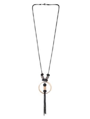 multi metal long necklace - 15611146 - Standard Image - 2
