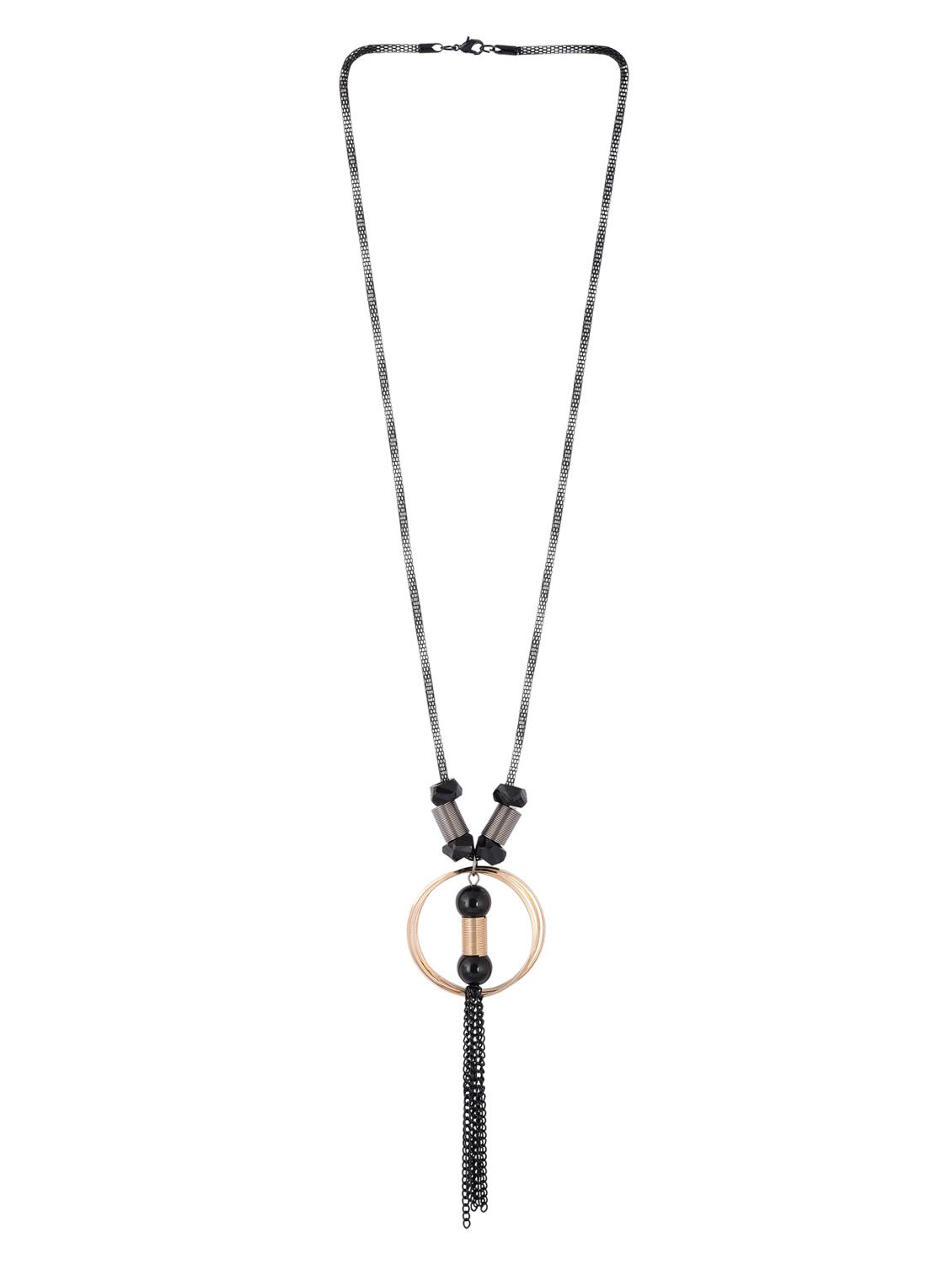 multi metal long necklace - 15611146 - Zoom Image - 2