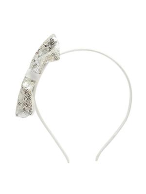 white plastic hairband - 15611174 - Standard Image - 2