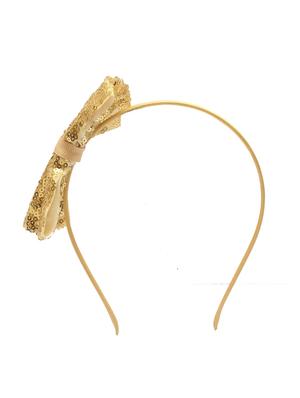 gold plastic hairband - 15611178 - Standard Image - 2