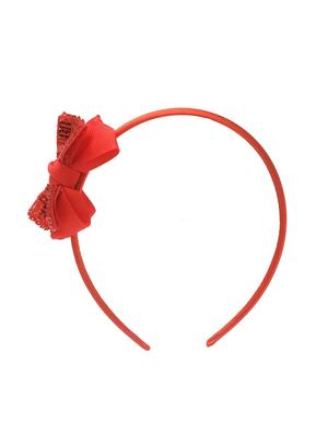 red fabric hair accessory - 15611196 - Standard Image - 2