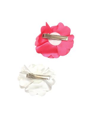 multi colored fabric hair clips - 15611205 - Standard Image - 2