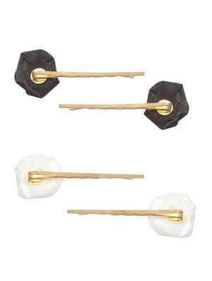 multi colored fabric hair clip - 15611212 - Standard Image - 2