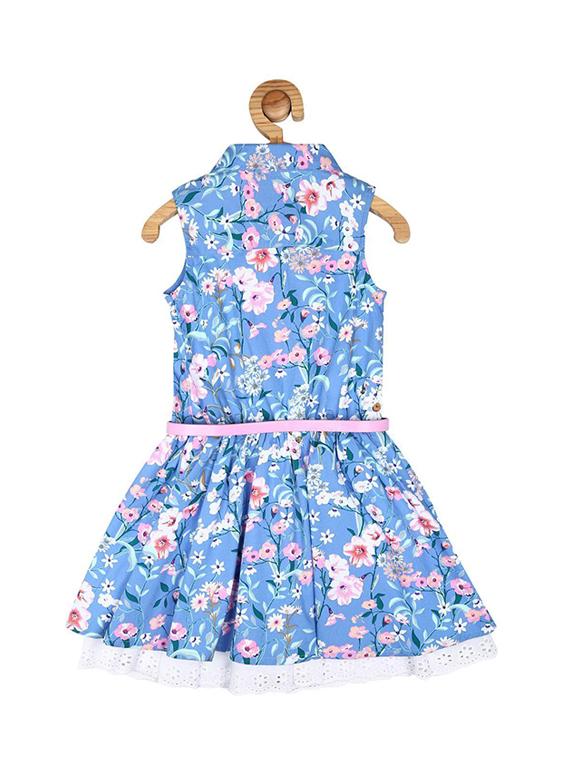 blue cotton frock - 15611268 - Zoom Image - 2