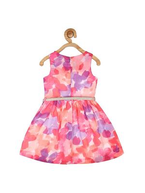 pink polyester frock - 15611272 - Standard Image - 2