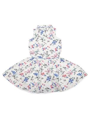 white polyester frock - 15611275 - Standard Image - 2
