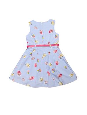 blue polyester frock - 15611279 - Standard Image - 2