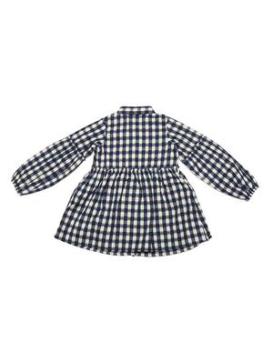 blue polyester frock - 15611282 - Standard Image - 2