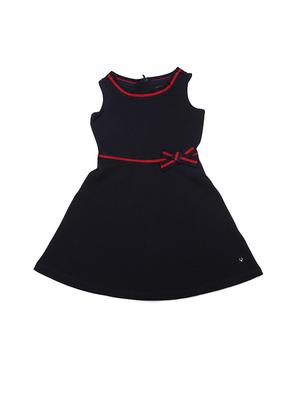 blue polyester frock - 15611284 - Standard Image - 2