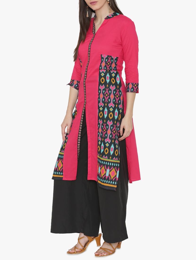 Printed straight kurta - 15611356 - Zoom Image - 2