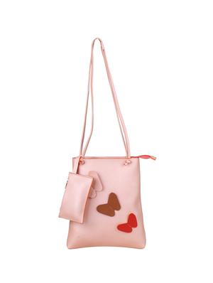 pink leatherette (pu) combo tote - 15611374 - Standard Image - 5