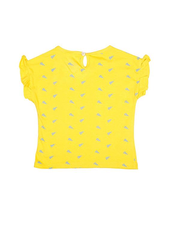 yellow cotton blend top - 15611461 - Zoom Image - 2