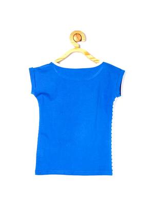blue cotton blend top - 15611465 - Standard Image - 2