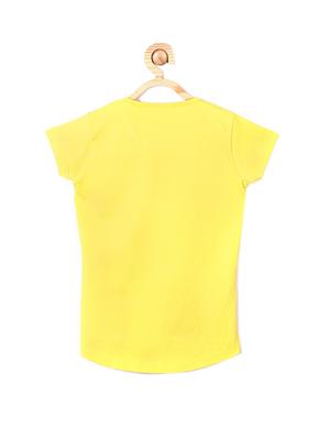 yellow cotton blend top - 15611467 - Standard Image - 2