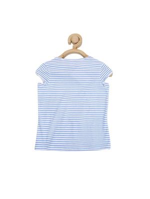 blue cotton blend top - 15611471 - Standard Image - 2