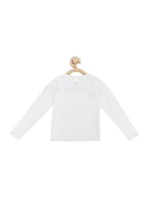 white cotton blend top - 15611473 - Standard Image - 2