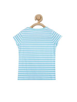 blue cotton blend top - 15611474 - Standard Image - 2