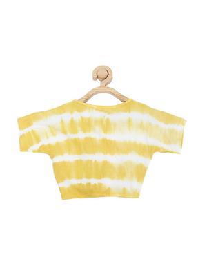 yellow cotton blend top - 15611475 - Standard Image - 2