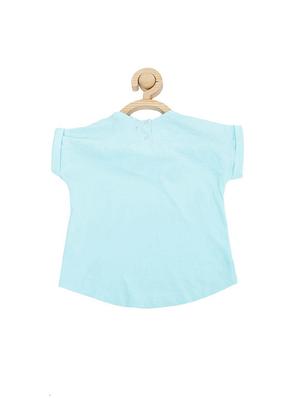 blue cotton blend top - 15611476 - Standard Image - 2