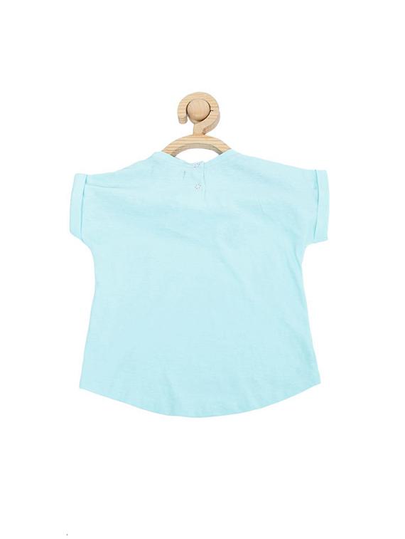 blue cotton blend top - 15611476 - Zoom Image - 2