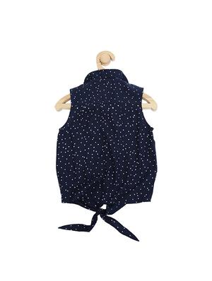 blue cotton blend shirt - 15611480 - Standard Image - 2