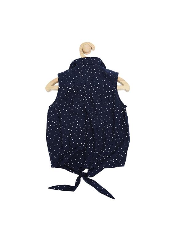 blue cotton blend shirt - 15611480 - Zoom Image - 2