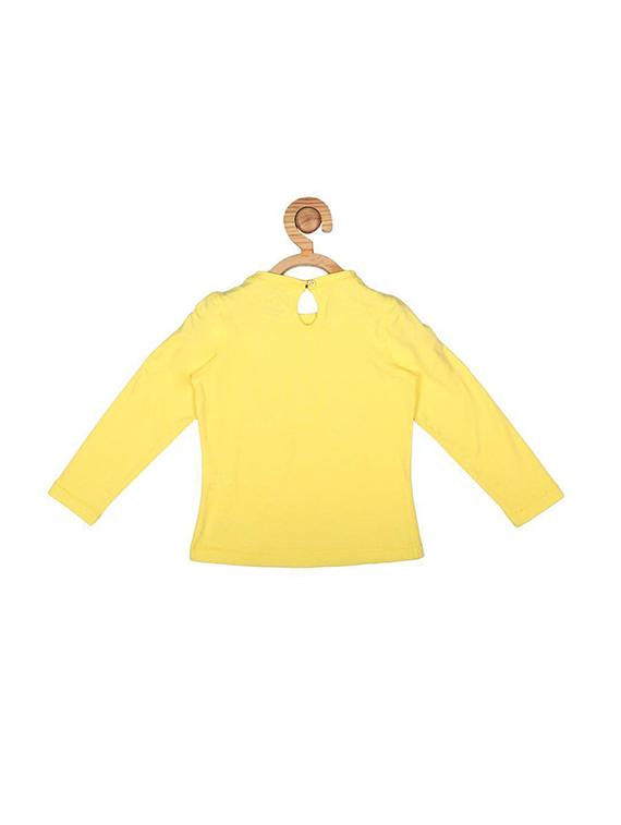 yellow cotton blend top - 15611481 - Zoom Image - 2
