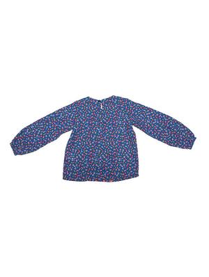 blue cotton blend top - 15611484 - Standard Image - 2
