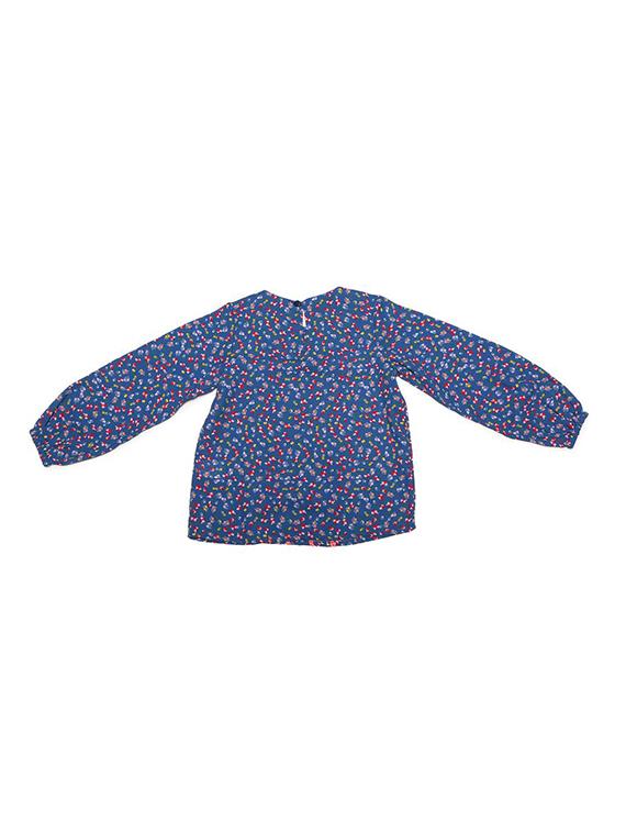 blue cotton blend top - 15611484 - Zoom Image - 2