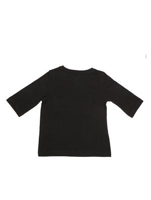 black cotton blend top - 15611486 - Standard Image - 2