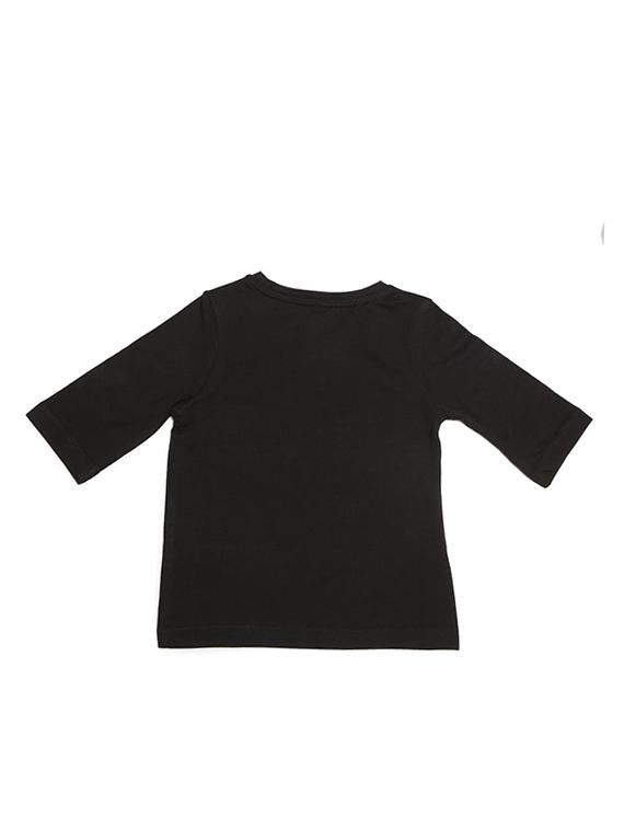 black cotton blend top - 15611486 - Zoom Image - 2