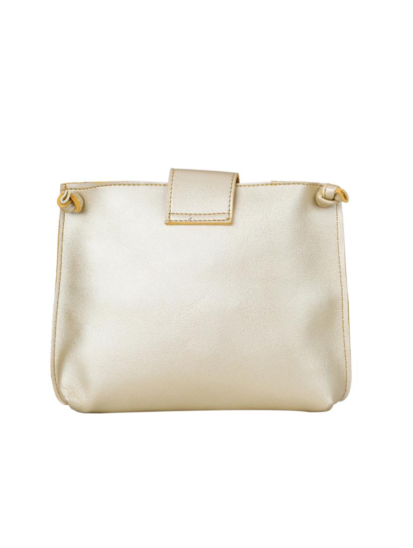 beige leatherette (pu) regular sling bag - 15611487 - Zoom Image - 2