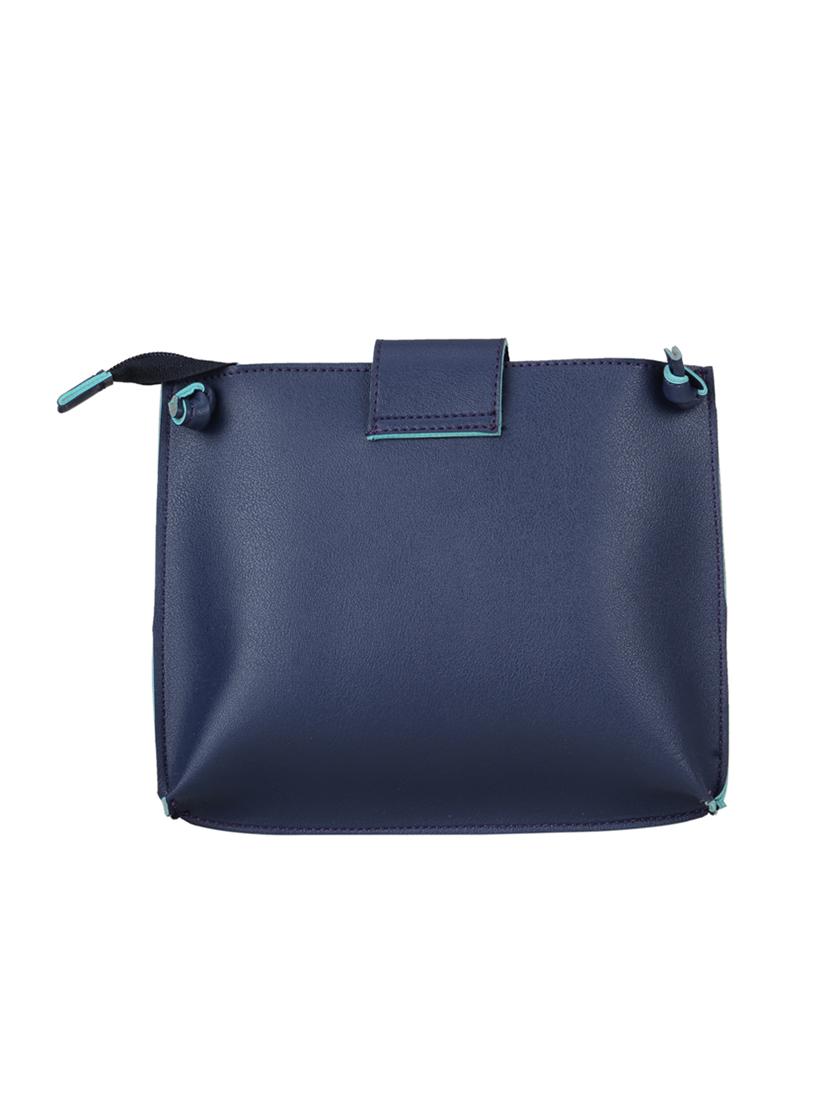 blue leatherette (pu) regular sling bag - 15611489 - Zoom Image - 2