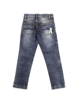 blue cotton blend jeans - 15611634 - Standard Image - 2