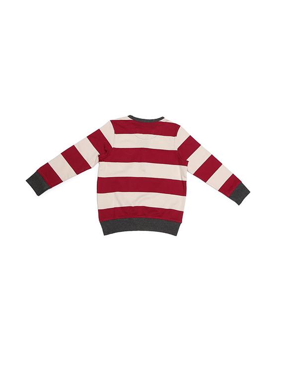 red acrylic sweatshirt - 15611715 - Zoom Image - 2