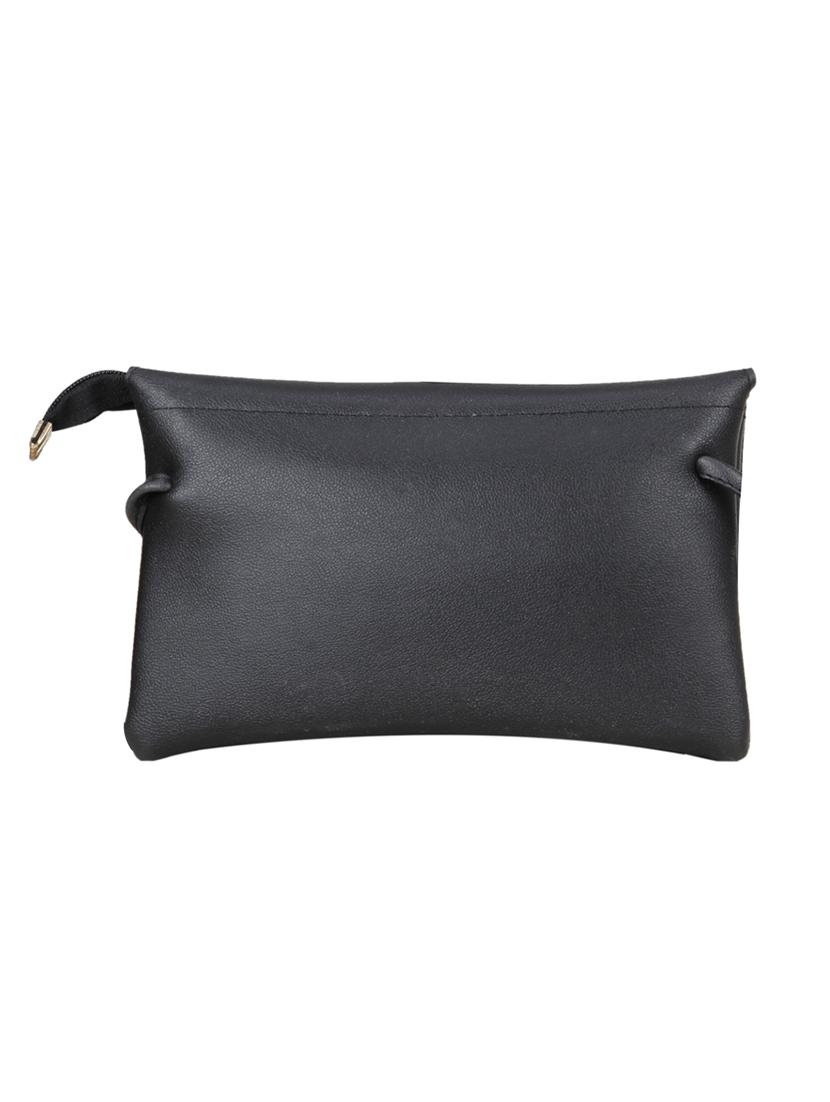 black leatherette (pu) regular sling bag - 15611743 - Zoom Image - 2