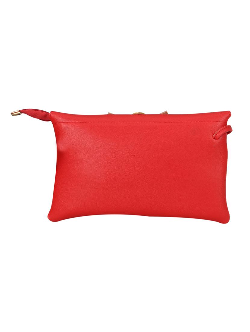 red leatherette (pu) regular sling bag - 15611744 - Zoom Image - 2