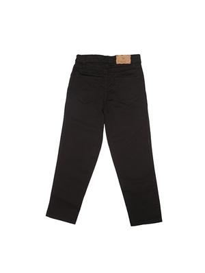 black cotton blend chinos - 15611877 - Standard Image - 2
