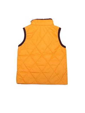 yellow polyester quilted jacket - 15611928 - Standard Image - 2