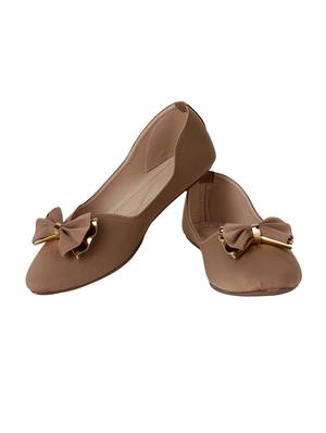 tan slip on ballerinas - 15612057 - Standard Image - 2