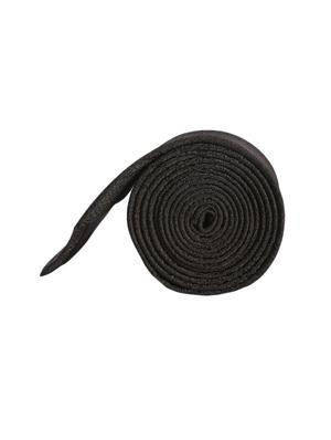 black microfiber tie - 15612120 - Standard Image - 2