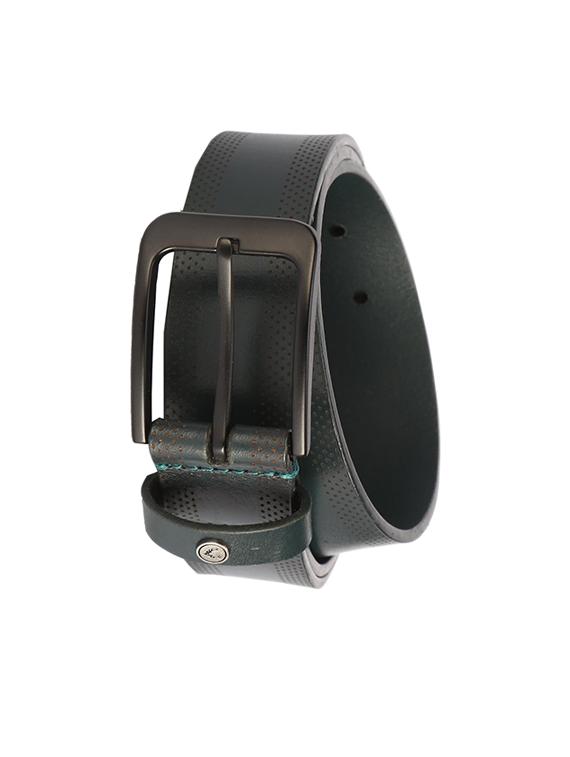 navy blue leather belt - 15612277 - Zoom Image - 2