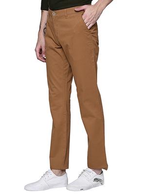 brown cotton chinos casual trouser - 15612305 - Standard Image - 2