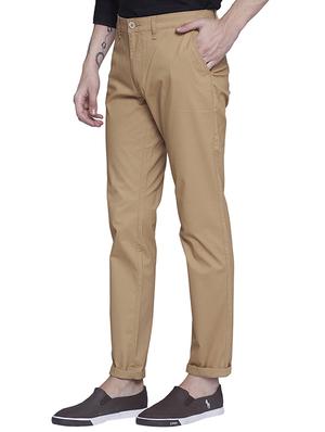 brown cotton chinos casual trouser - 15612306 - Standard Image - 2