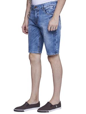 blue denim shorts - 15612320 - Standard Image - 2