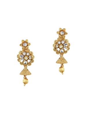 Gold Tone Necklace, Earrings & Maangteeka Set - 15612521 - Standard Image - 2