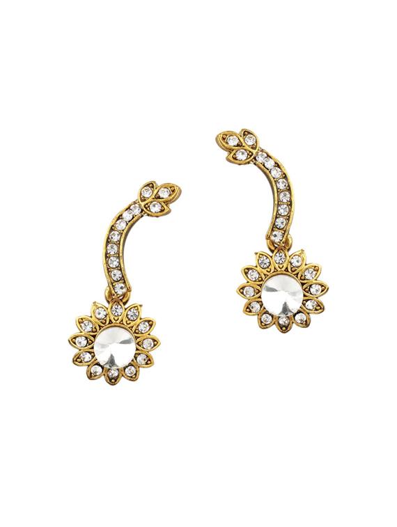 Gold Tone Necklace & Earrings Set - 15612522 - Zoom Image - 2